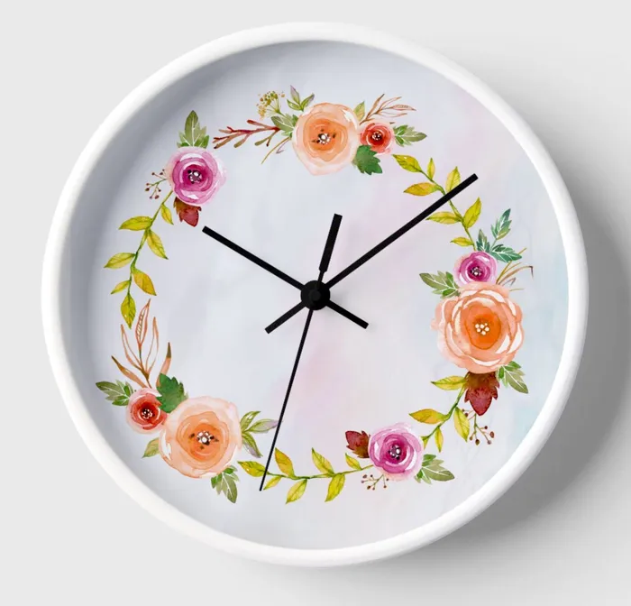 ZAZZLE Earrings Pastel Dreams Large Clock