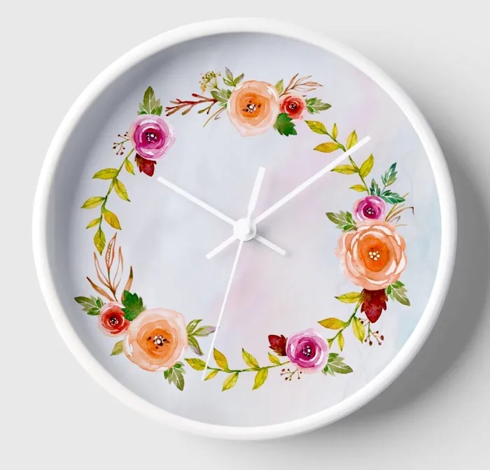 ZAZZLE Earrings Pastel Dreams Large Clock
