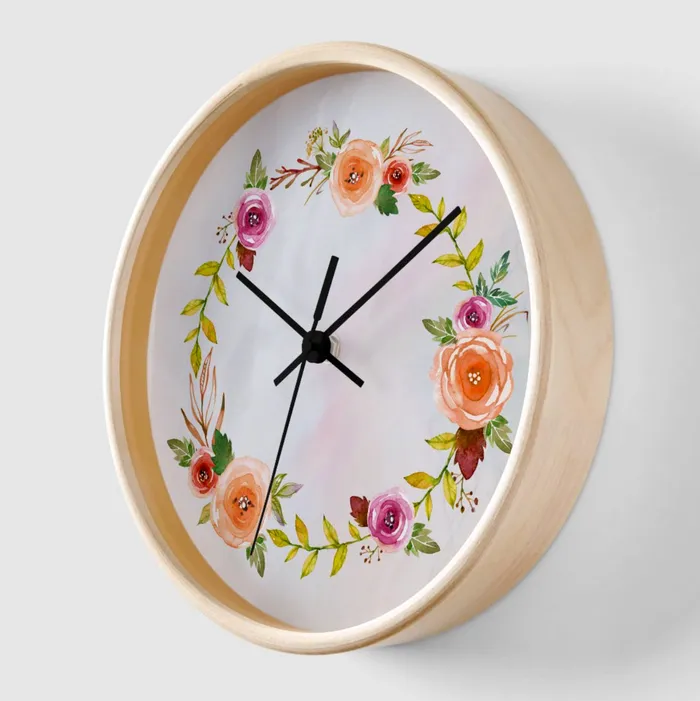 ZAZZLE Earrings Pastel Dreams Large Clock