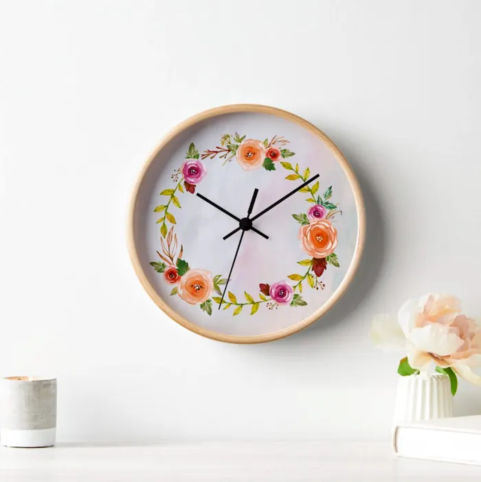 ZAZZLE Earrings Pastel Dreams Large Clock